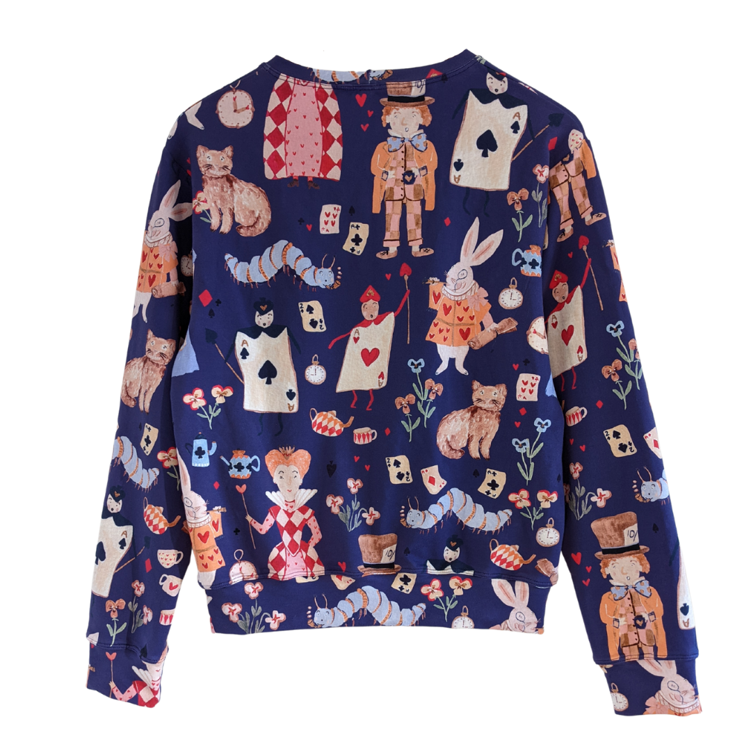 Alice in wonderland sweater deals