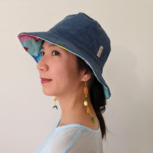 Load image into Gallery viewer, 'Birds of Paradise' Corduroy Bucket Hat