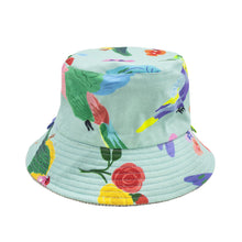 Load image into Gallery viewer, 'Birds of Paradise' Corduroy Kid Bucket Hat