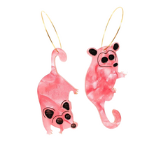 Load image into Gallery viewer, Possum Acrylic Earrings