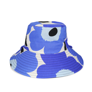 Marimekko Pieni Unikko Broadbrim Hat (Blue)
