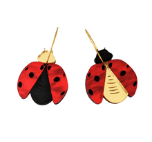 Load image into Gallery viewer, Ladybird 🐞 Acrylic Earrings
