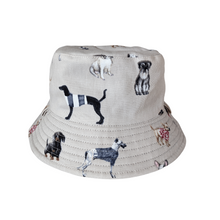 Load image into Gallery viewer, ‘Doggy Parade&#39; Kid Bucket Hat