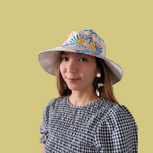 Load image into Gallery viewer, &#39;Cosmic Moths&#39; Floppy Hat