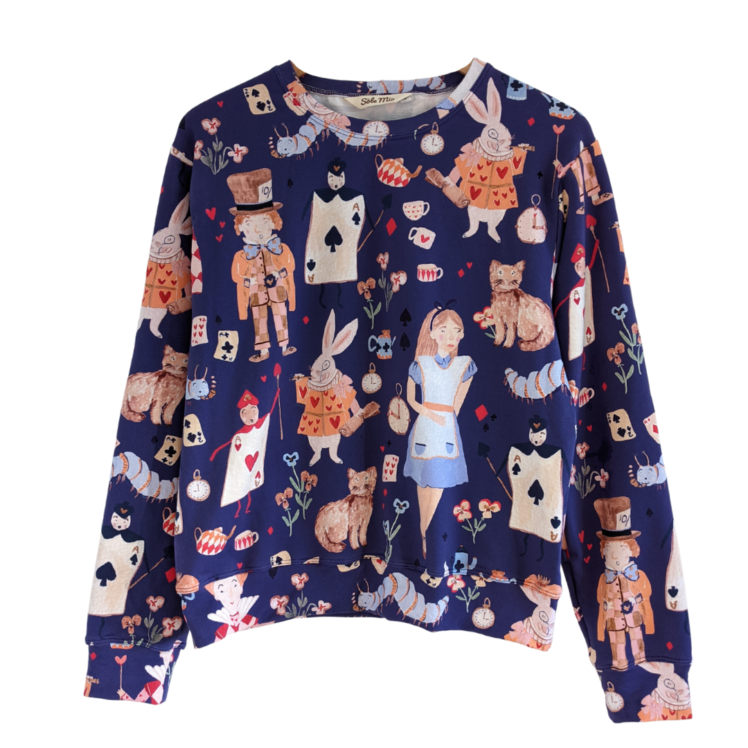 Alice in wonderland sweater sales