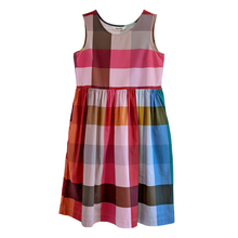Load image into Gallery viewer, &#39;Rainbow Check&#39; Sleeveless Babydoll Dress XXL