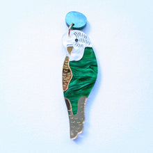 Load image into Gallery viewer, Build Your Own Budgie Statement Earrings (One Single Earring)