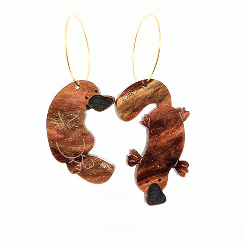 Platypus Acrylic Earrings