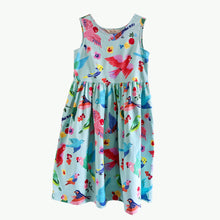 Load image into Gallery viewer, &#39;Birds of Paradise&#39; Sleeveless Babydoll Dress