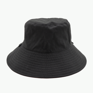 Plain Colour Chestnut/Black Broadbrim Hat