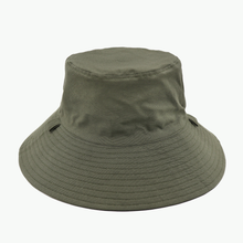 Load image into Gallery viewer, Plain Colour Khaki/Black Broadbrim Hat