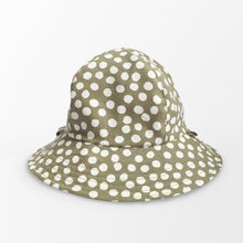 Load image into Gallery viewer, &#39;Sage Polka Dot&#39; (Linen) Kid Floppy Hat